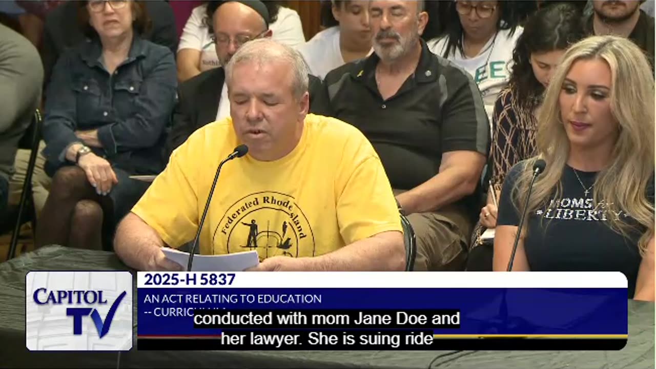 My testimony regarding RI House bill 5837