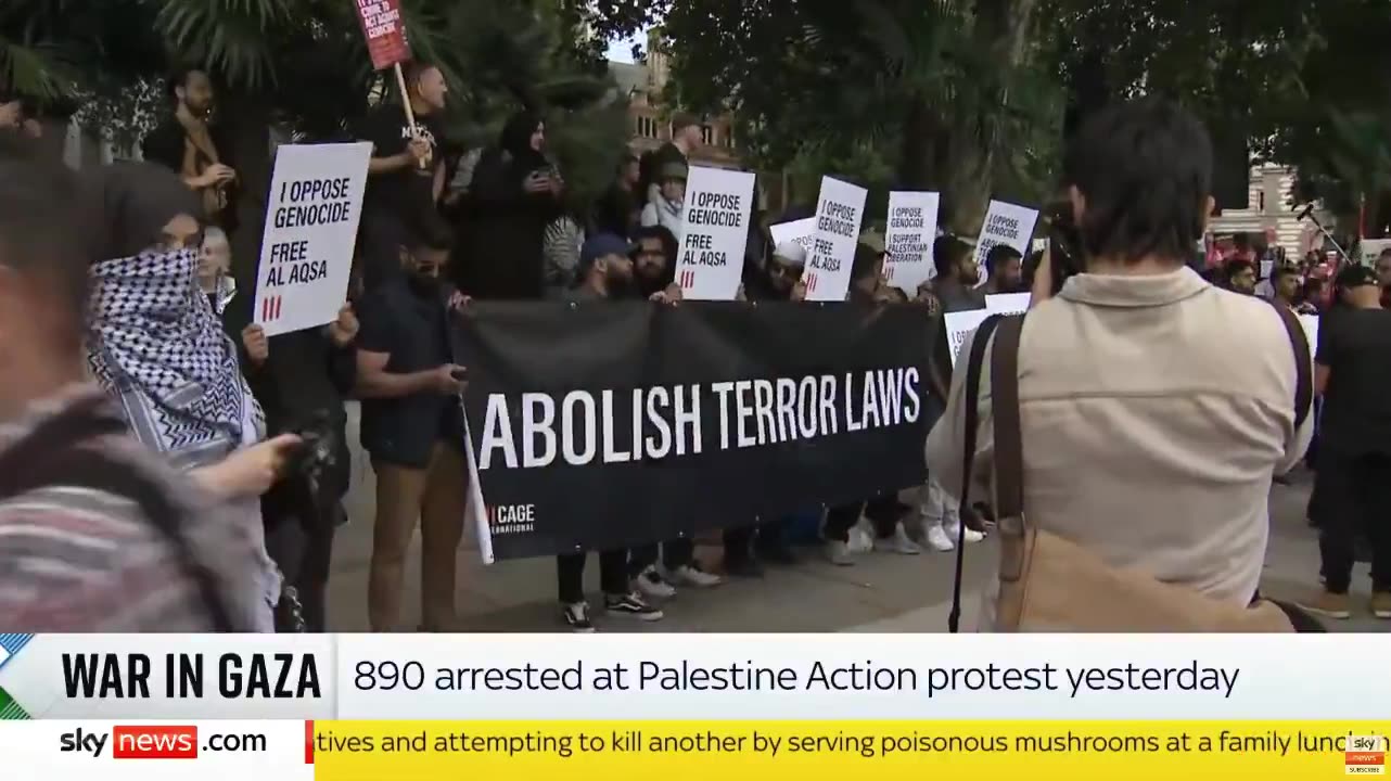 When elderly people, lawyers, vicars and doctors are being arrested for sitting peacefully