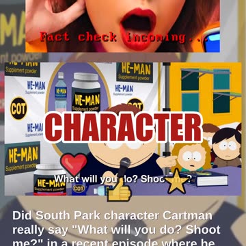 Fact Check: FAKE Subtitle Shows Cartman Saying 'What Will You Do? Shoot Me?' As Charlie Kirk Debater