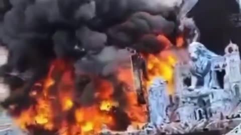 Tomorrowland music festival has been completely destroyed by a large fire just two days before