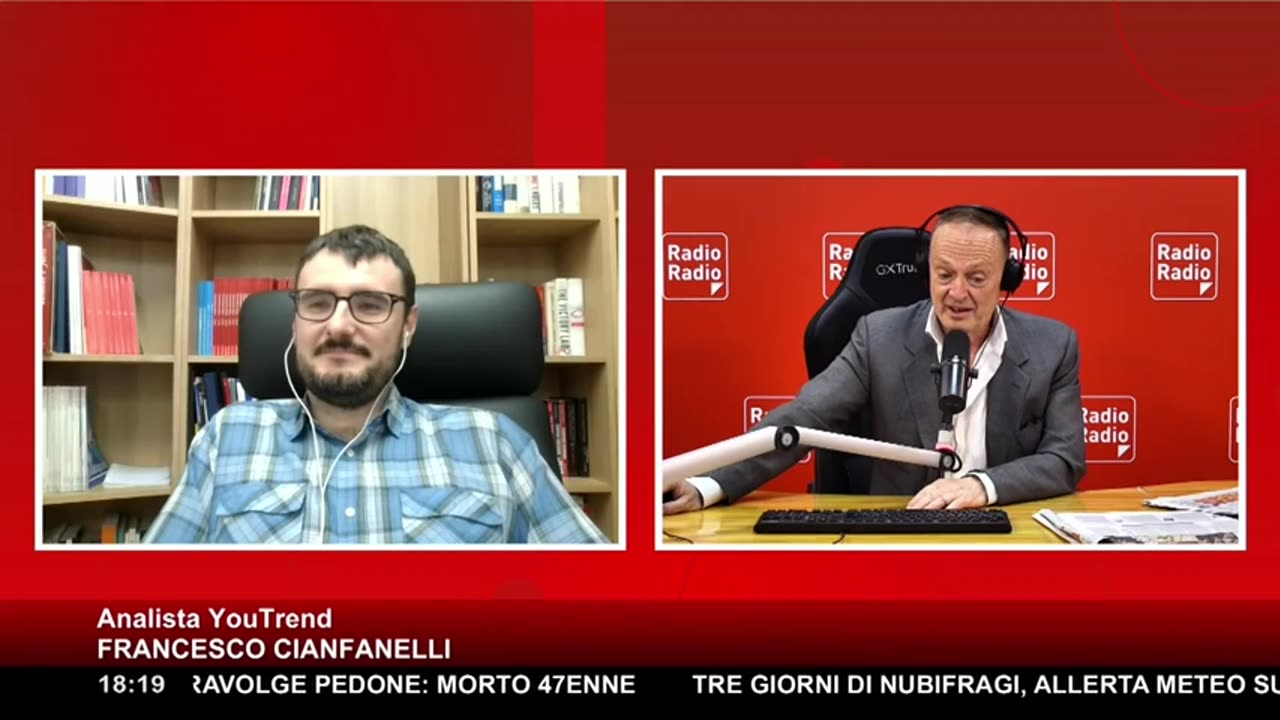🔴 Sondaggi (Francesco Cianfanelli a "Radio Radio") 20.04.2025