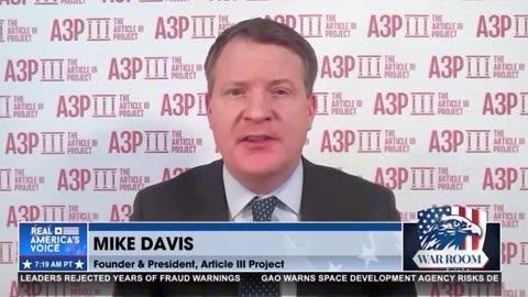 MIKE DAVIS: To the Democrats, why are you so worried about having clean voter rolls?