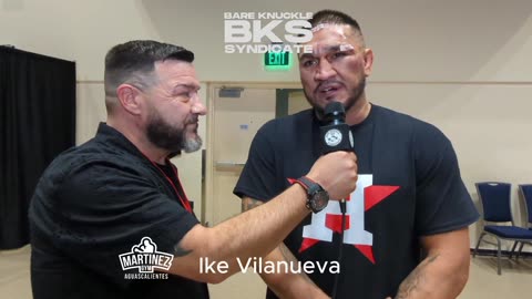 Ike Villanueva Reacts After His BKB Victory | Post-Fight Interview | Bare Knuckle Syndicate
