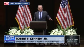 RFK Jr. just brought the house down at the Kennedy Center