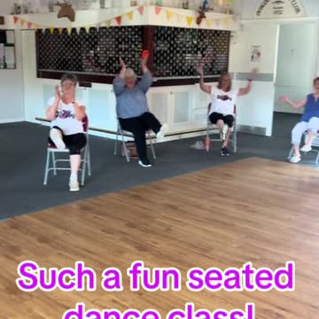 You dont need to be standing to have fun and acheive a full workout Everyone #caregiver #care #funny