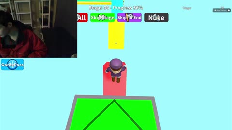 Roblox Easy Parkour Obby Game Stages 26-40 Gameplay With Live Commentary
