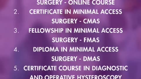 Diploma In Minimal Access Surgery - DMAS