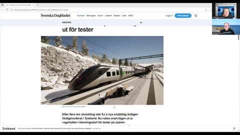 Lunchklubben 5 sep - Nu rullar SJs nya snabbtåg ut för tester