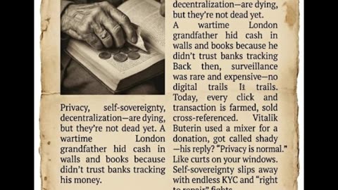 Cypherpunk values—privacy, self-sovereignty, decentralization—are dying, but they're not dead yet.