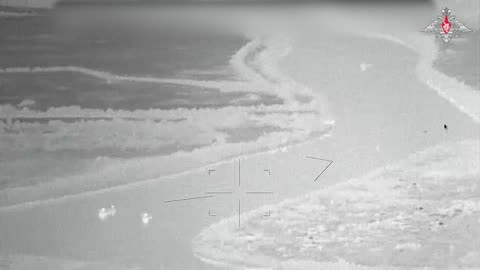 As a result of the fast drone attack, the enemy's medium reconnaissance ship sank