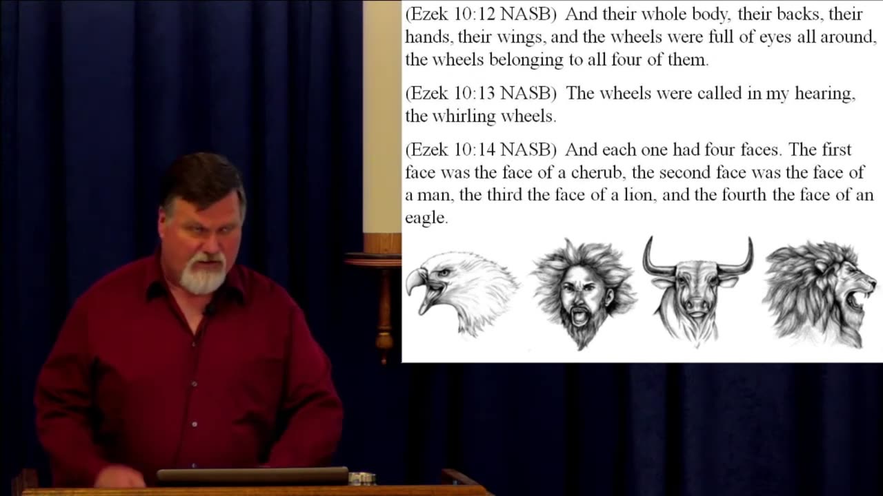 Ezekiel 9 & 10 - Those who defy Him will be crushed and sin will be judged. 2019