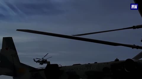 Night Precision: Army Aviation Crew Targets Ukrainian Firing Points