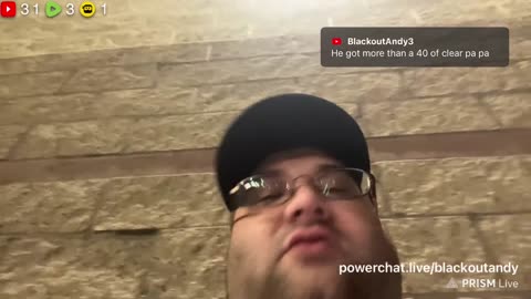 07/13/25 Blackout Andy VOD: "Drinking/grilling a glizzy 🌭"
