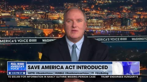 SAVE AMERICA ACT TO GET A VOTE IN THE HOUSE