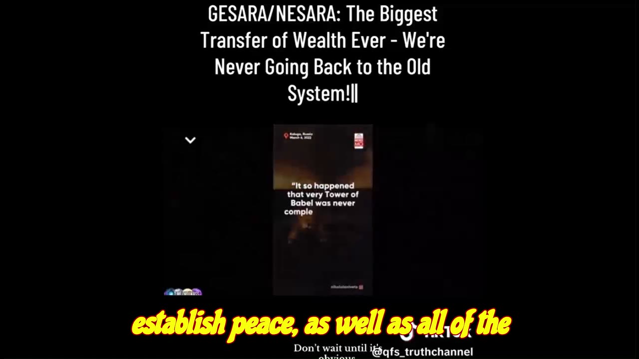 THE BIGGEST TRANSFER OF WEALTH EVER! (Prepare Mentally).......