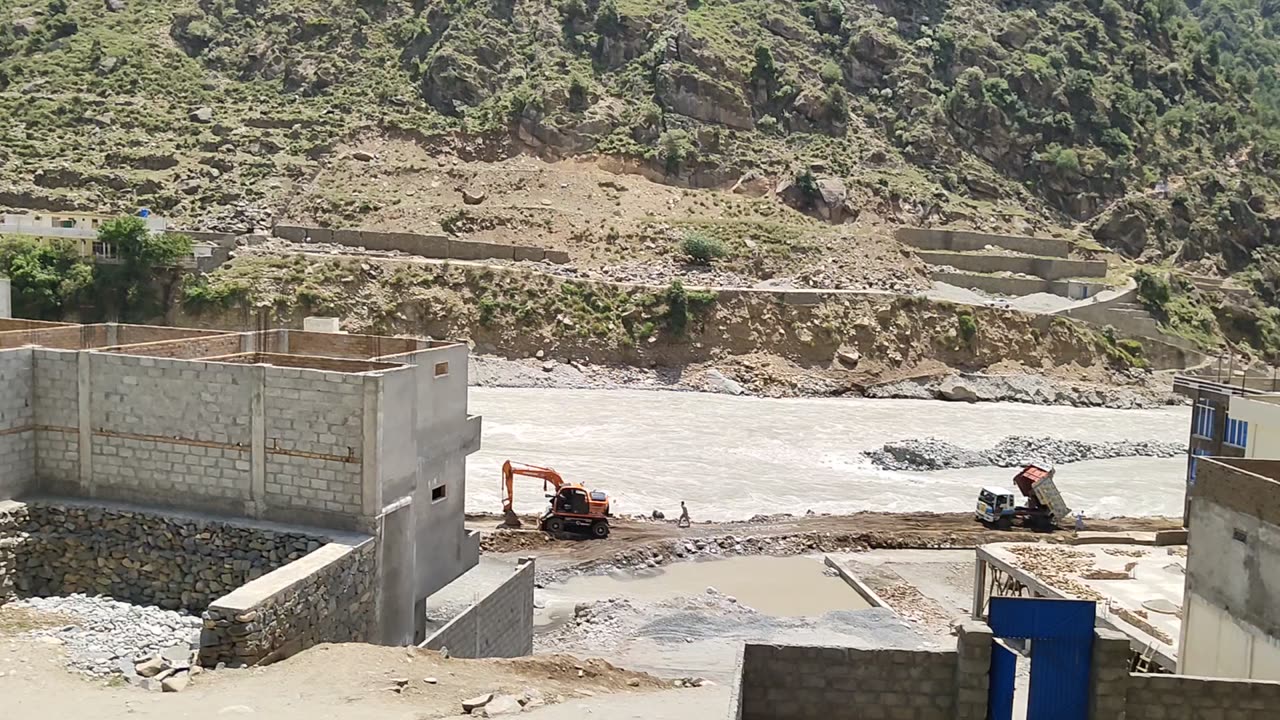 Bahrain Valley swat Kalam Flood Area