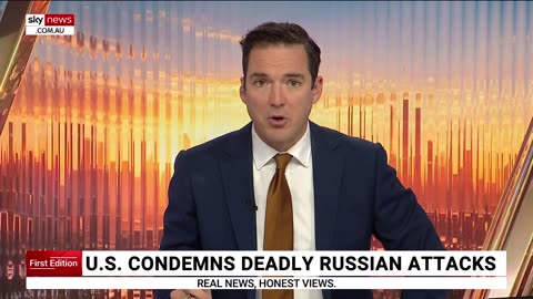 US condemns Russia following massive attack on Ukraine