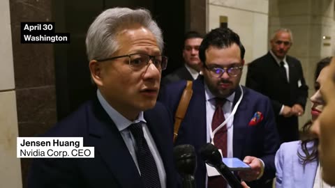 Nvidia CEO on Tariffs, AI Chips, China Competition