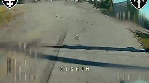 Ukrainian Drone in Pursuit of Speeding Transport Vehicle