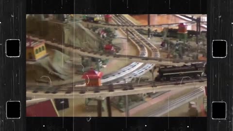 Trains in a museum