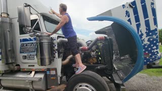 BLUEFORD T. JUSTICE GETS A NEW WINDSHIELD