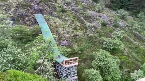 Matt Jones Red Bull Hardline trying new River & Road Gap race jump Red Bull Wales Massive features