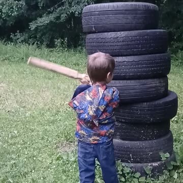 John hard at work on the pell