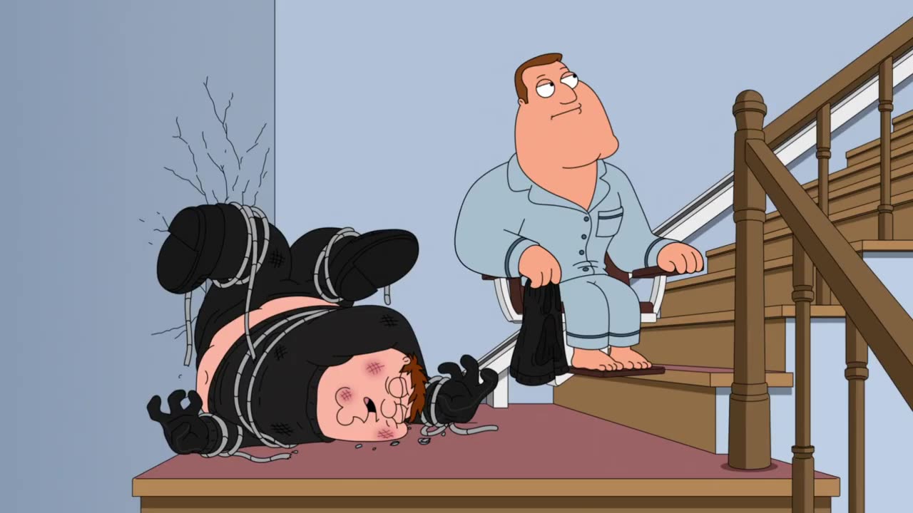 Family Guy - Peter sneaks into Joe's room