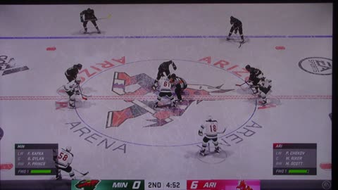 NHL: Arizona Coyotes vs Minnesota Wild