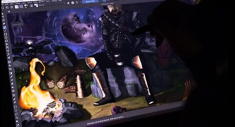 Rendering A Comic Panel: Casting Light