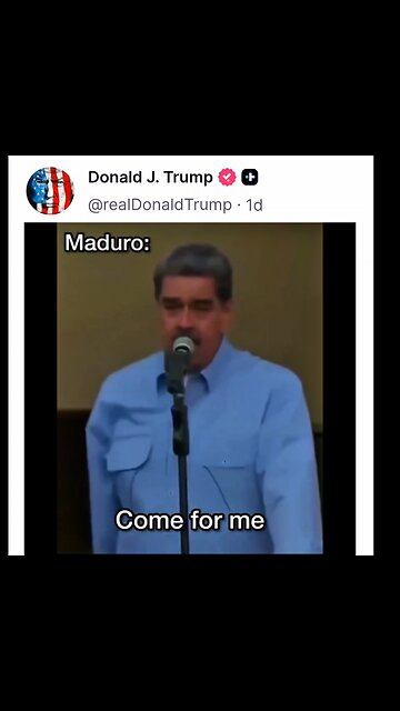 Maduro to Trump: “Come Get Me, Coward” 😳 | Trump Did! 🔥