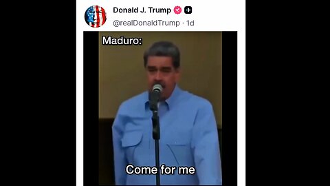 Maduro to Trump: “Come Get Me, Coward” 😳 | Trump Did! 🔥