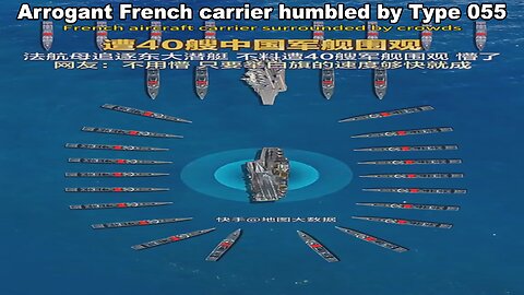 France's Charles de Gaulle humbled by China's Type 055 'Carrier Killer'