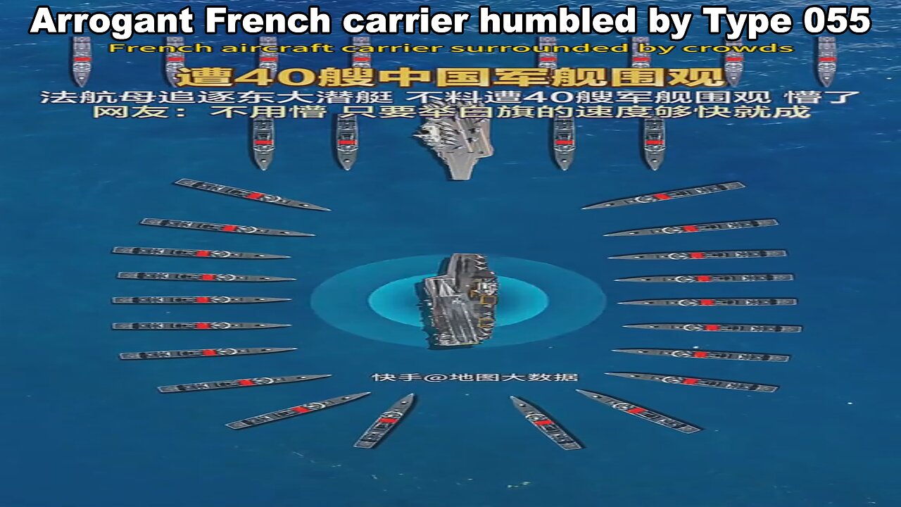 Frances Charles de Gaulle humbled by Chinas Type 055 Carrier Killer