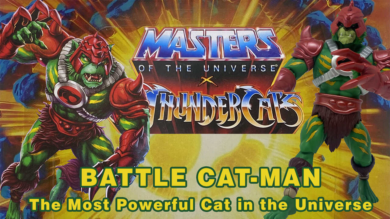 Battle Cat-Man - Masters of the Universe X ThunderCats - Unboxing & Review