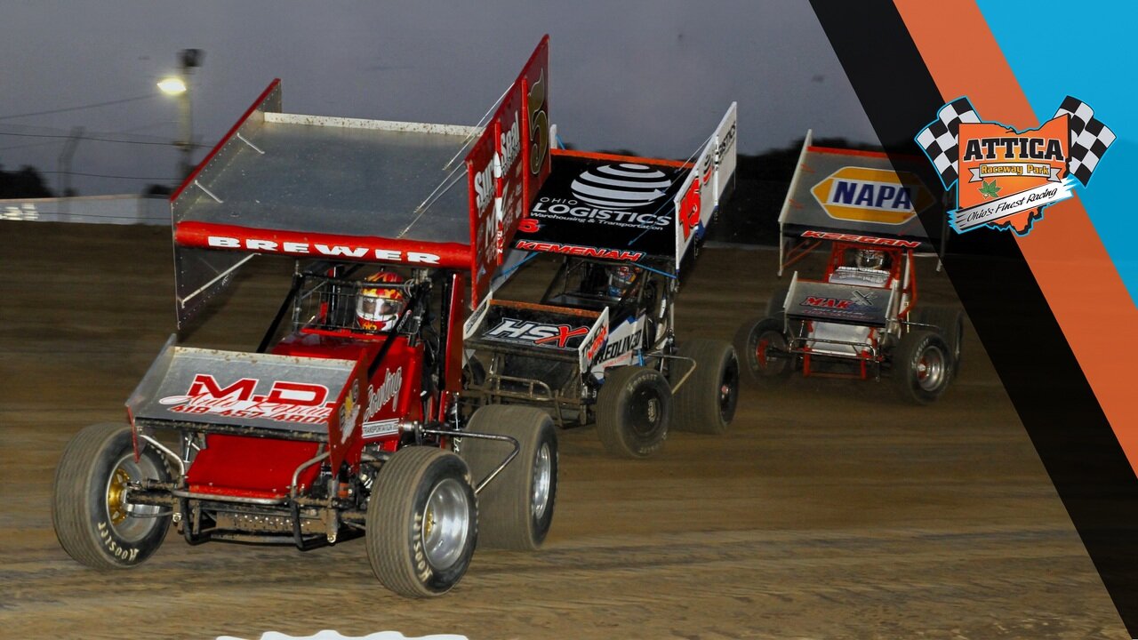 Sprint Cars And Late Models At Attica Raceway Park (8/15/2025)