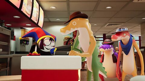 The Amazing Digital Circus Clip - Pomni And Gummigoo At Spudsy’s