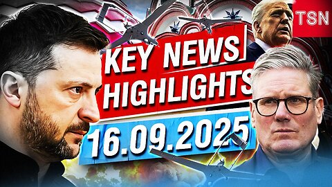 Main News September 15_ Trump heads to Europe – Drone scare in Poland _ Explosions in KYIV