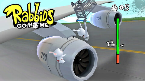 Fastest Way On To The No Fly List! Rabbids Go Home Part 3