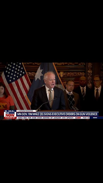 Tim Walz Doubles Down on Gun Control With New Executive Orders...
