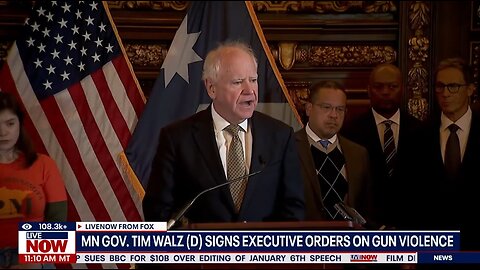 Tim Walz Doubles Down on Gun Control With New Executive Orders...