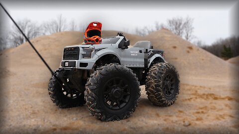 Tiny 500cc Power Wheels Truck Vs. Gravel Pit