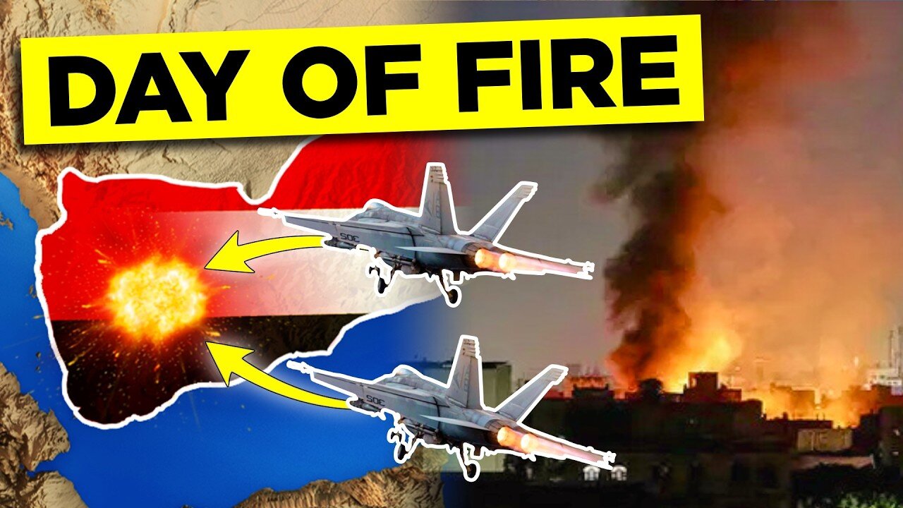 U.S. UNLEASHES 25 Airstrikes in ONE DAY on Houthis
