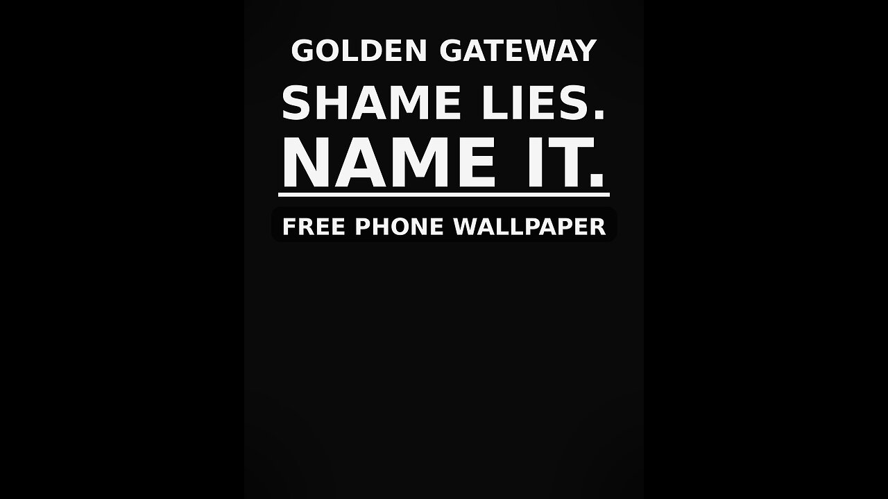 Shame lies. It isn’t your identity.