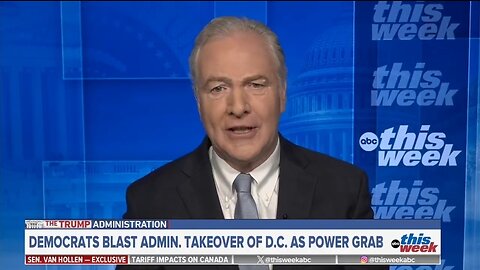 Sen Chris Van Hollen Claims There's No Crime Emergency In D.C
			