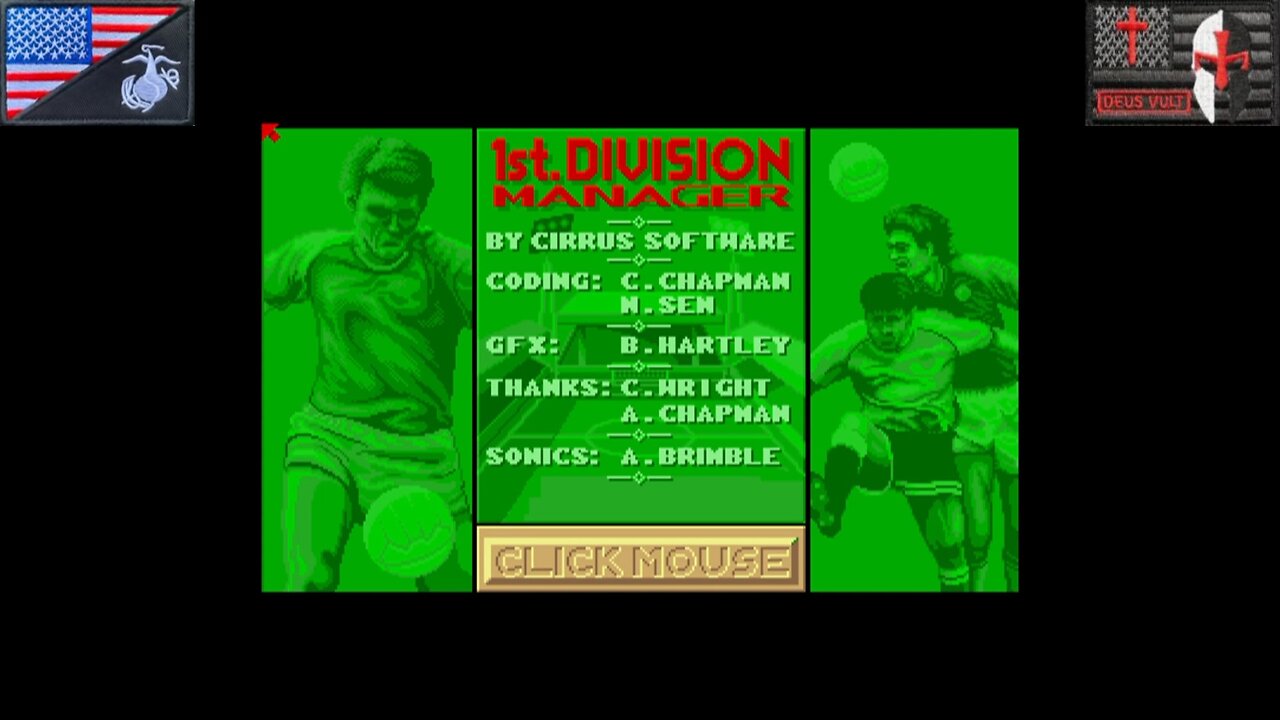 RTS Theater [S1E1]: "1st Division Manager" (Commodore Amiga 500 - 1992) [UK Version]