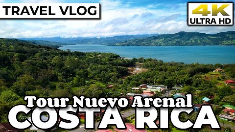 Walk + Drone Tour In Quiet Lakeside Town, Costa Rica #travel #costarica
