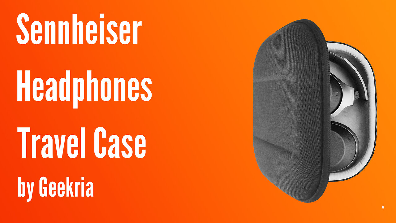 Sennheiser Over-Ear Headphones Travel Case, Hard Shell Headset Carrying Case | Geekria