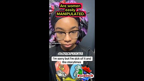 Tik toker says women are easily manipulated? She has a point 👉