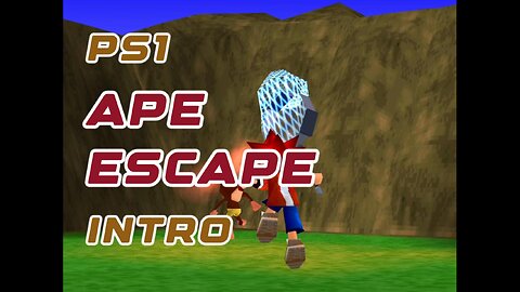 PS1 Intro - Ape Escape Monkey Cinematic